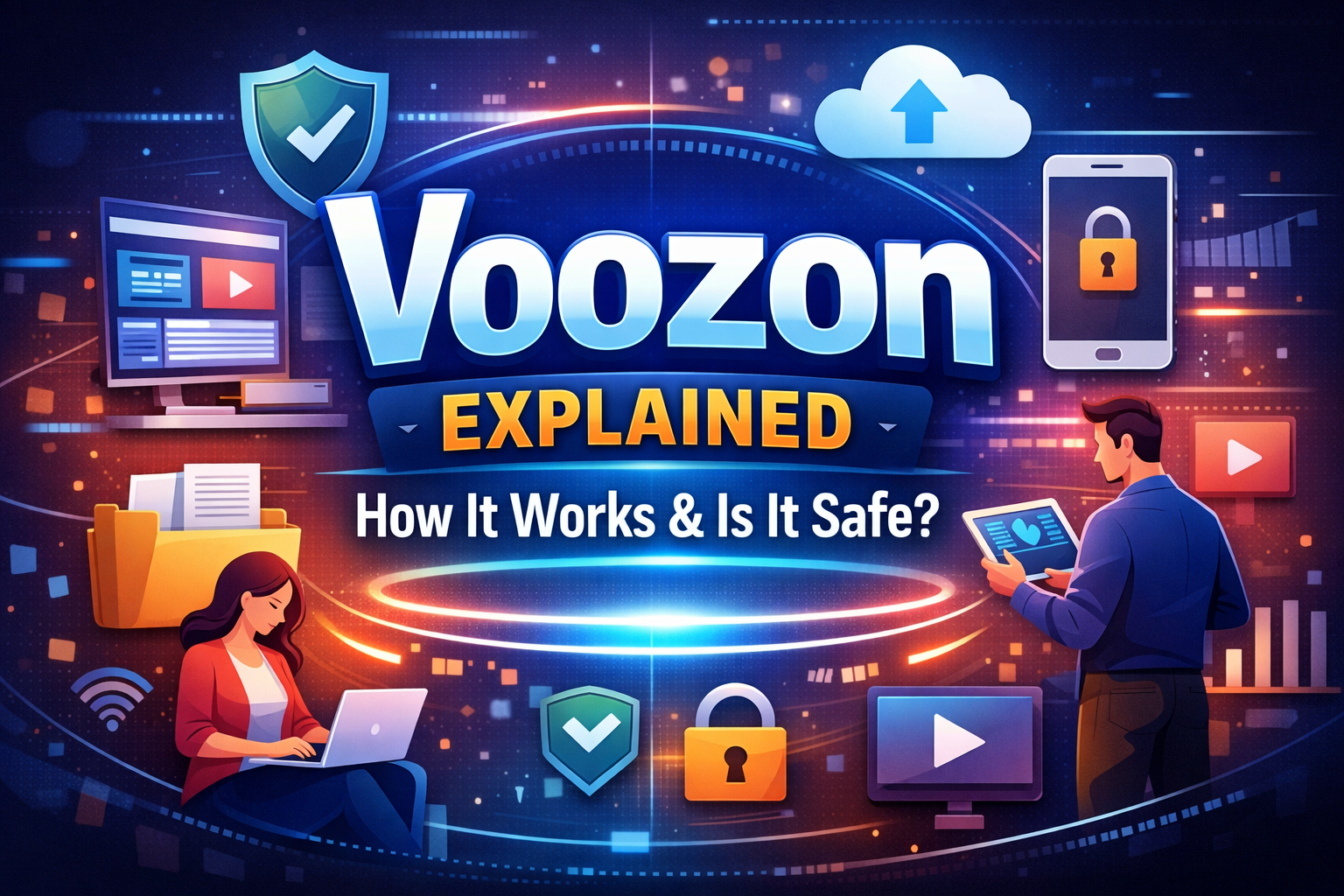 Voozon explained digital platform overview showing how it works and whether it is safe to use