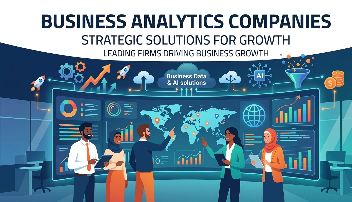 Business analytics companies using SaaS data dashboards for AI insights