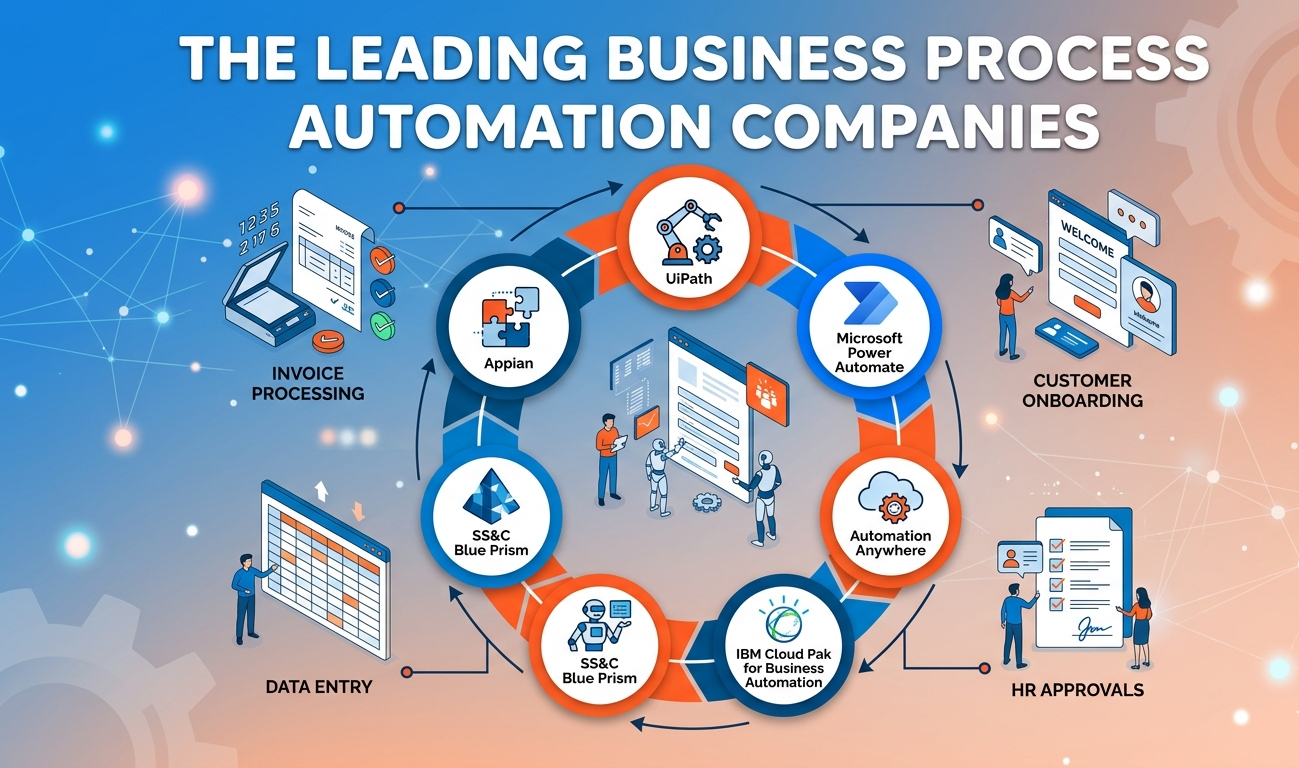 business process automation companies dashboard workflow automation system