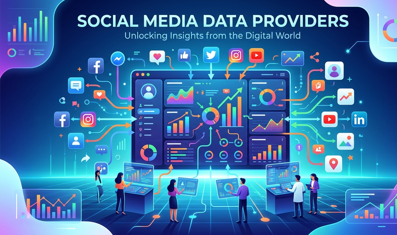 Social media analytics dashboard showing insights and graphs