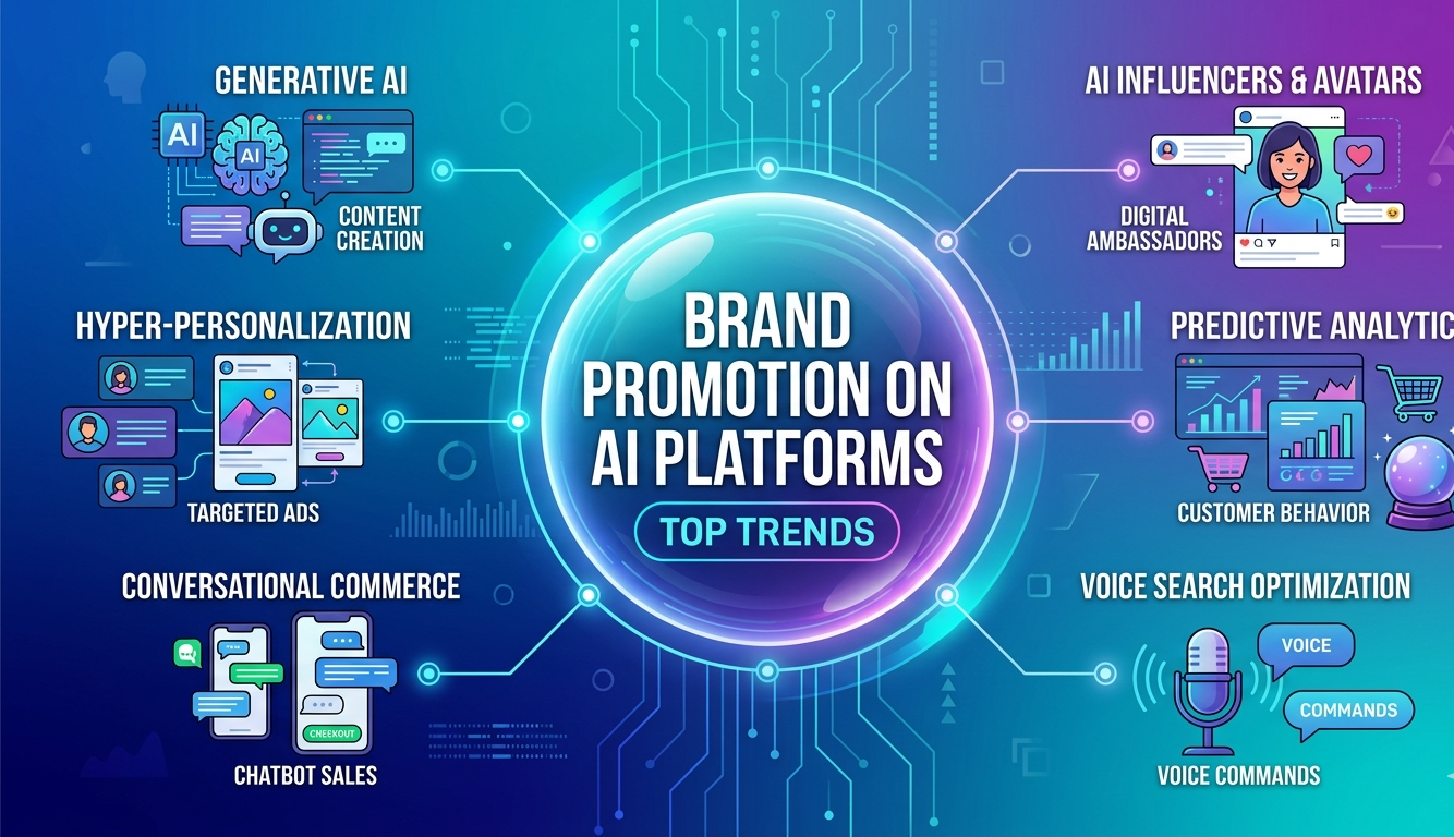 trends in brand promotion on ai platforms using generative AI for marketing